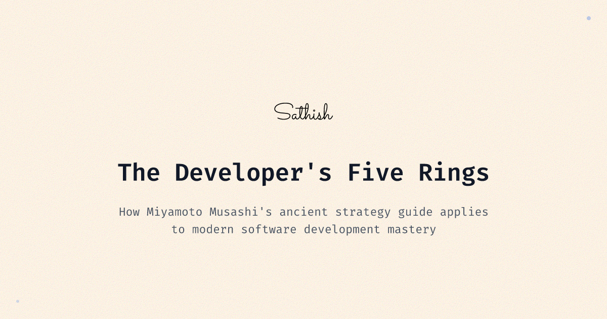 Software Developer Key Rings The Developer's Five Rings